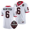 georgia bulldogs kenny mcintosh white back to back national champions cfbplayoff 2023 jersey scaled